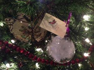 JMW ornament made by Kendal Plumstead and her mother Kristine.