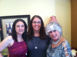 Left to right: Regina, Lynn (Joan's daughter) and Stephanie