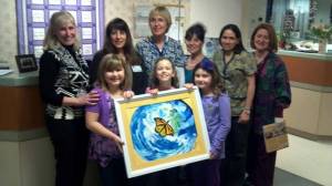 A Painting of Hope donated to Hunterdon Regional Cancer Center